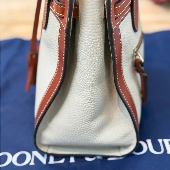 Dooney & Bourke Tan and Cream Satchel - Picture 4 of 8